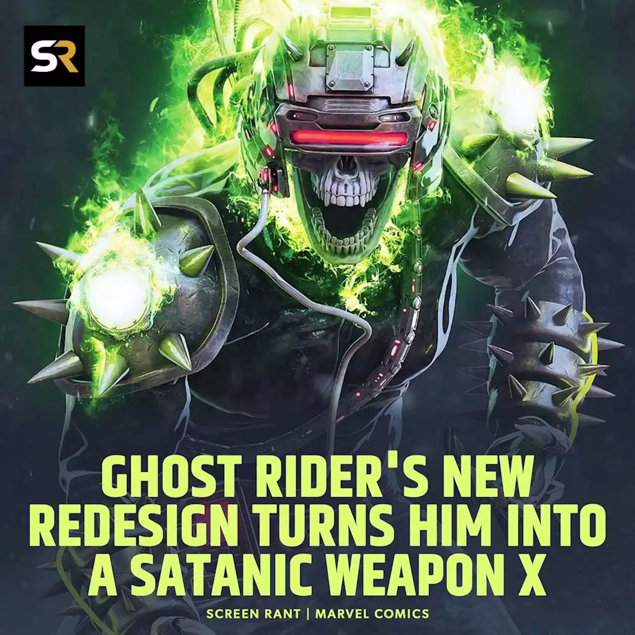 Ghost Rider's New Redesign Turns Him into a Satanic Weapon X