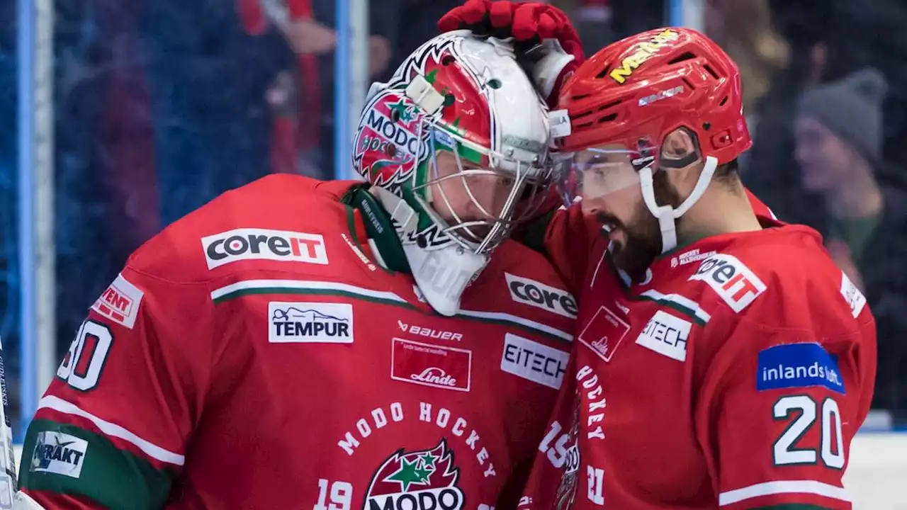 Ishockey: Modo vann andra raka – efter drömminuter