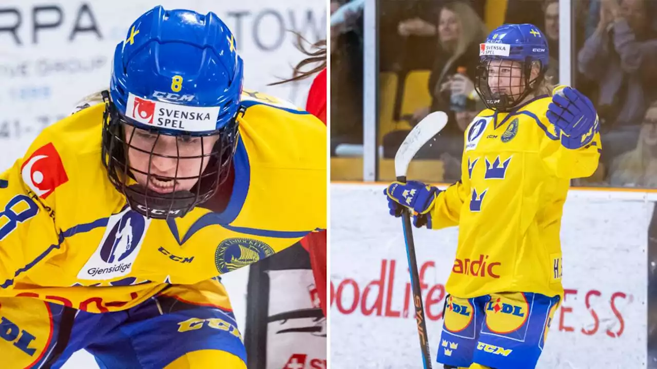 Ishockey: Se svenska 16-åringens avgörande i VM-genrepet