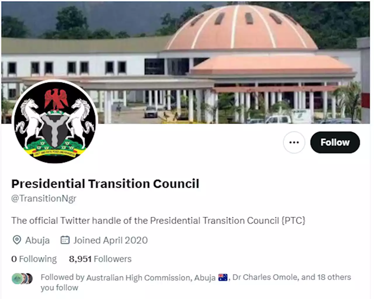 ALERT: Presidential transition council raises the alarm on fake Twitter handle | TheCable