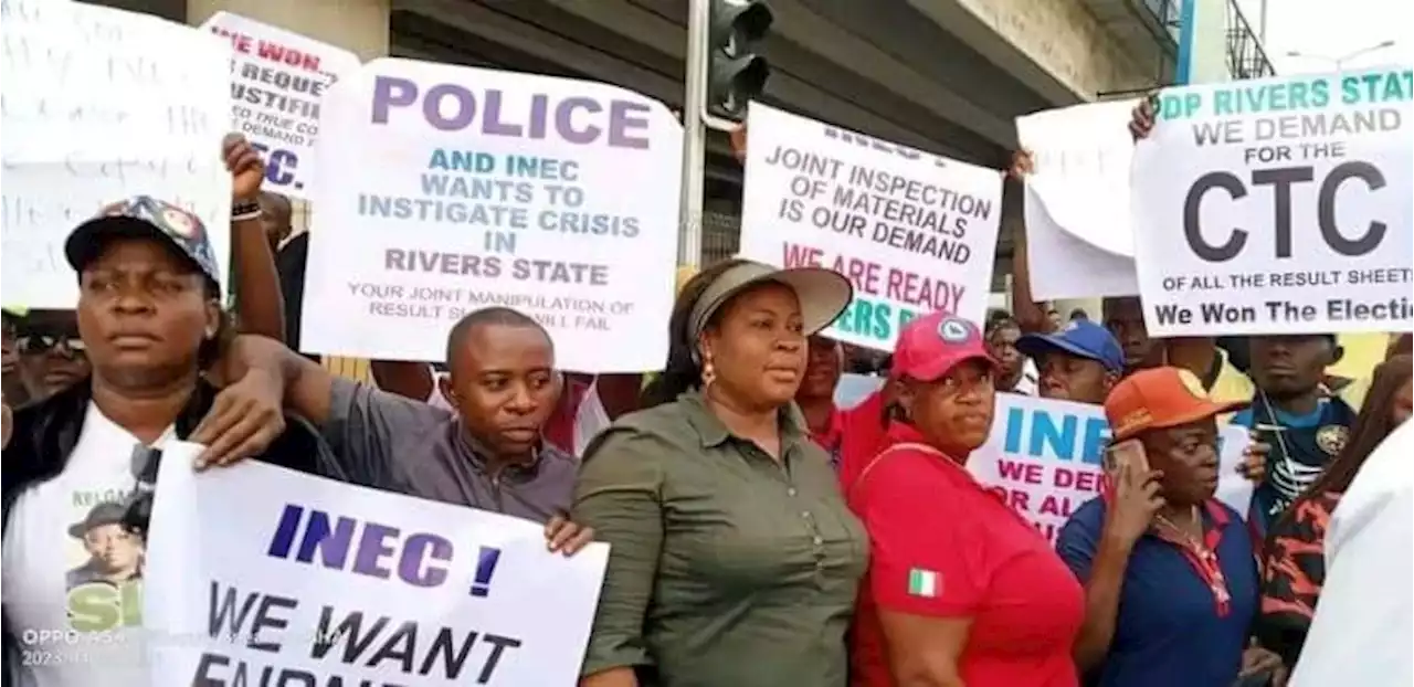 Panic as APC, PDP members clash in Rivers over inspection of INEC materials | TheCable