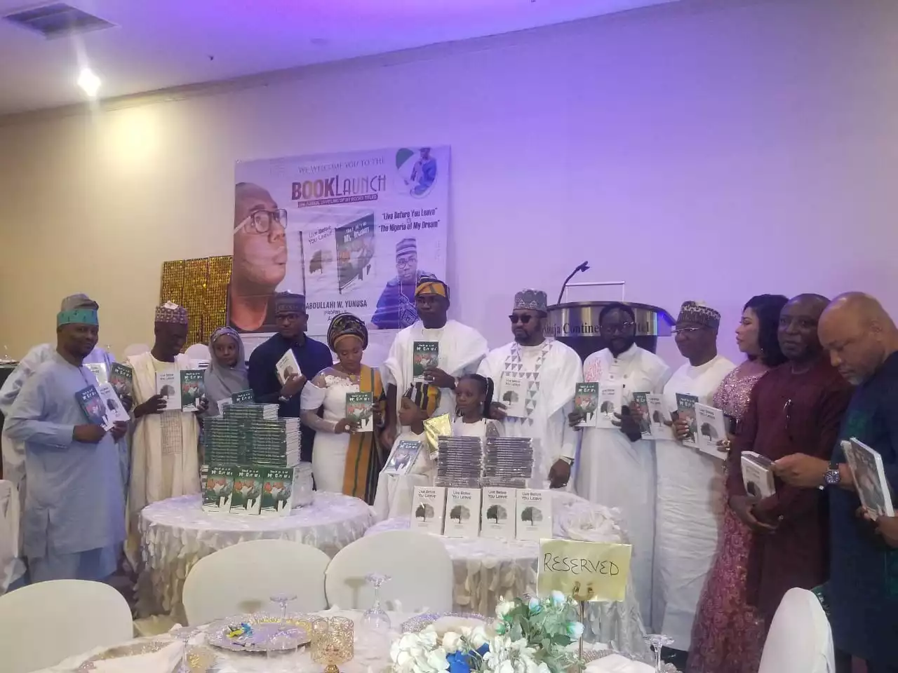 PHOTOS: Abdullahi Yunusa, ex-Niger governor's aide, launches two books