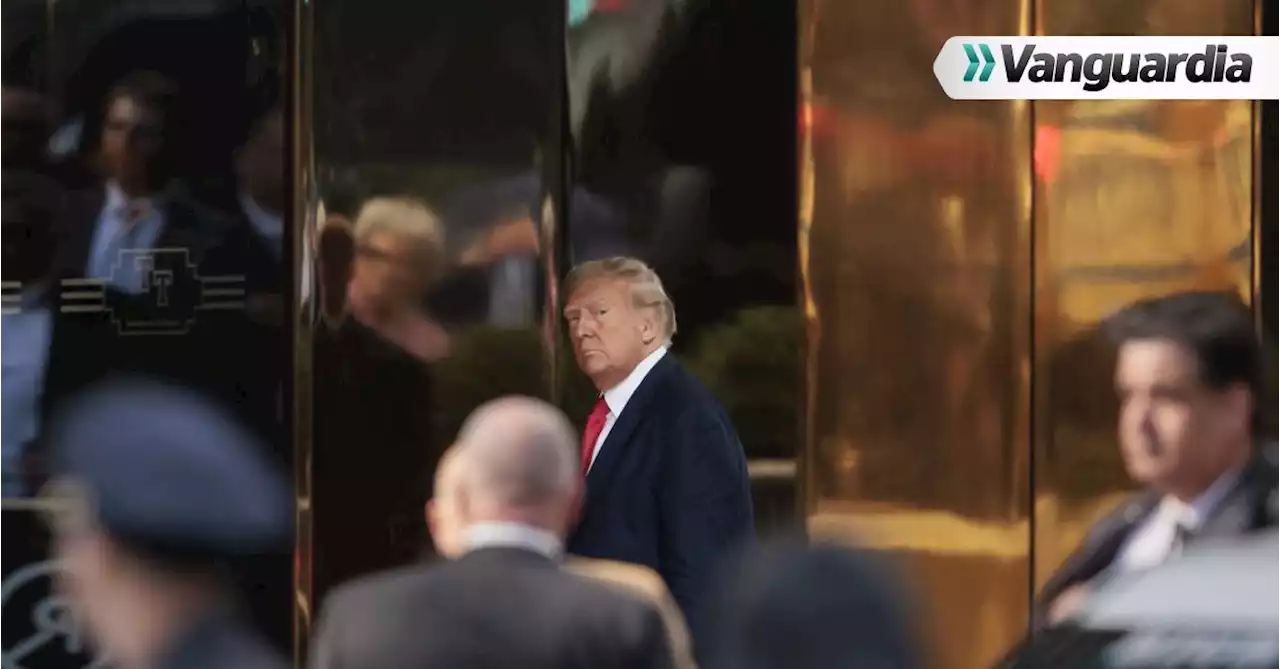 El expresidente llega a la Torre Trump en medio de una gran expectativa