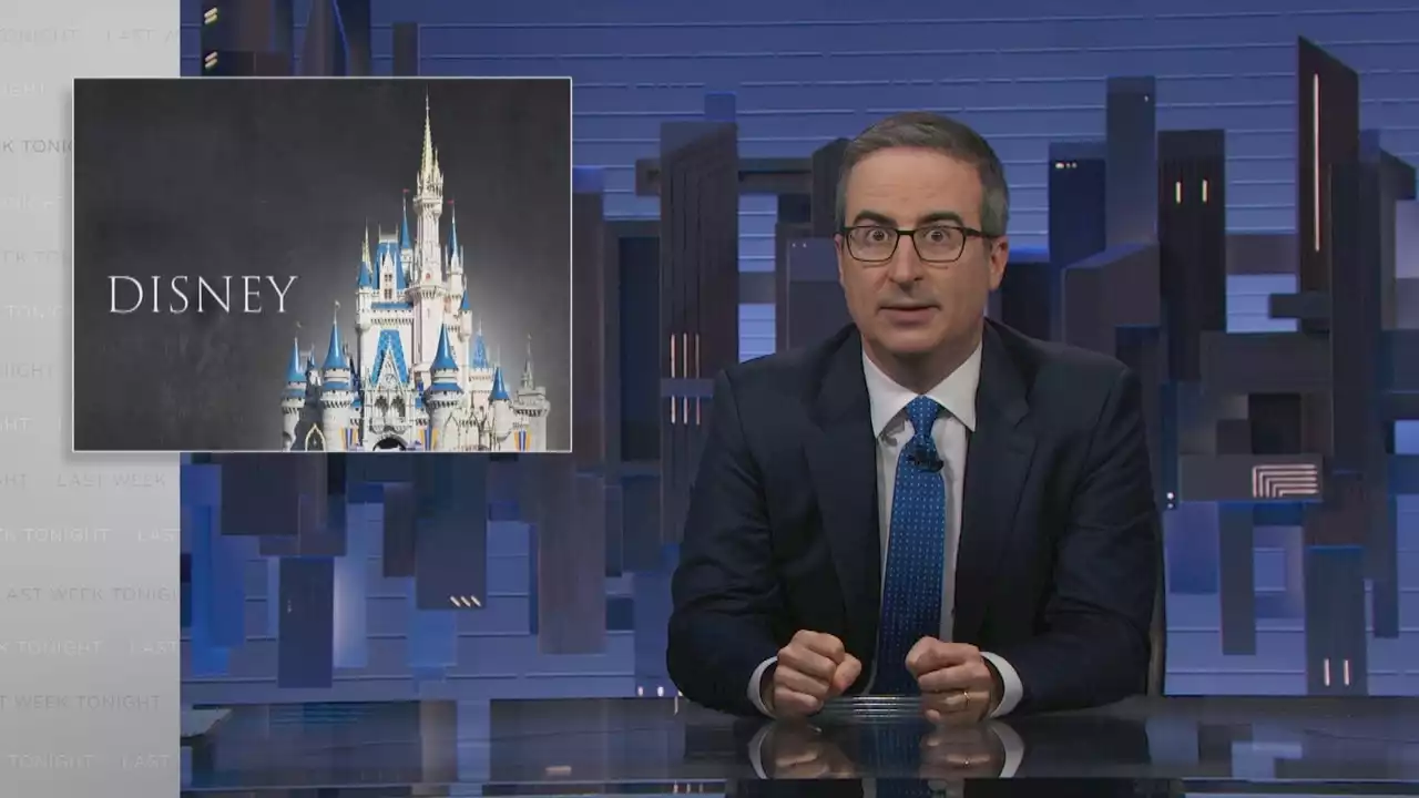 John Oliver Dares Disney to Sue Over Use of Mickey Mouse’s ‘Steamboat Willie’ Image