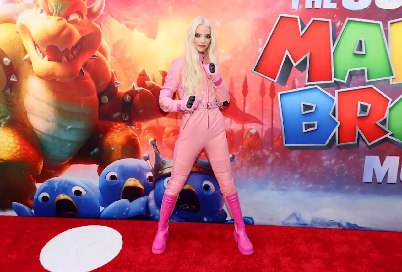 Anya Taylor-Joy Goes Pink in Princess Peach-inspired Dior Jumpsuit at ‘The Super Mario Bros. Movie’ Screening