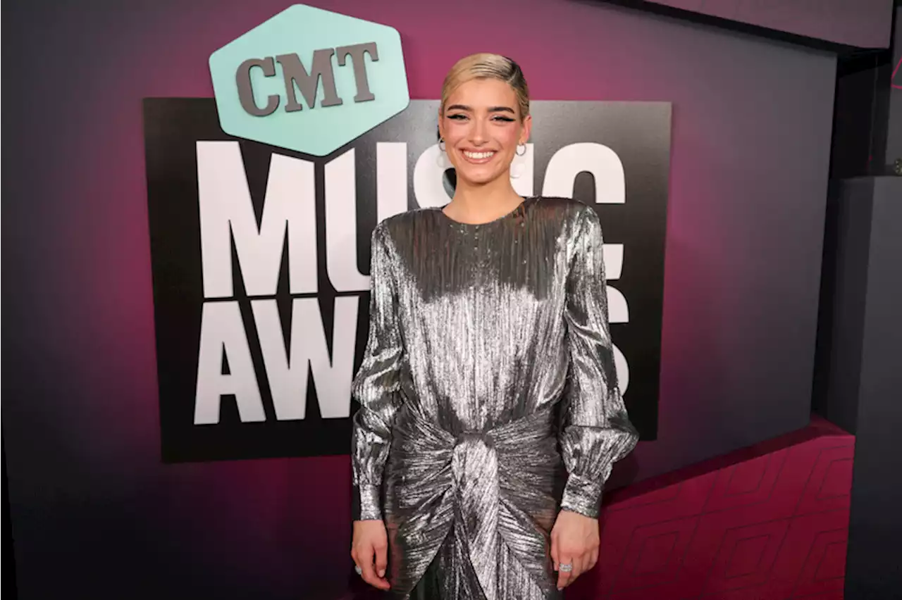 Dixie D’Amelio Makes a Silver Statement in Gucci Dress at CMT Music Awards 2023