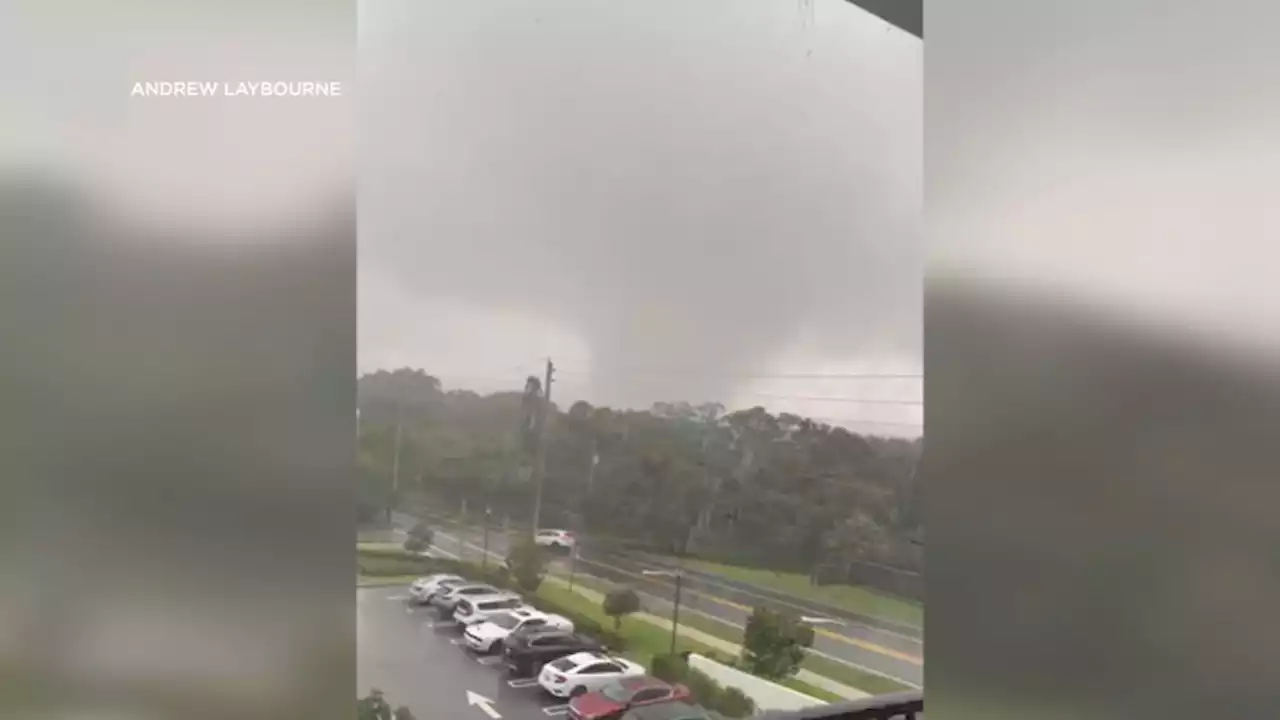 Florida tornado flips cars, damages homes in coastal city