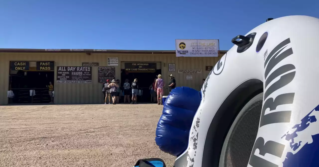 As the weather warms up, Valley residents head out to Salt River Tubing for opening day