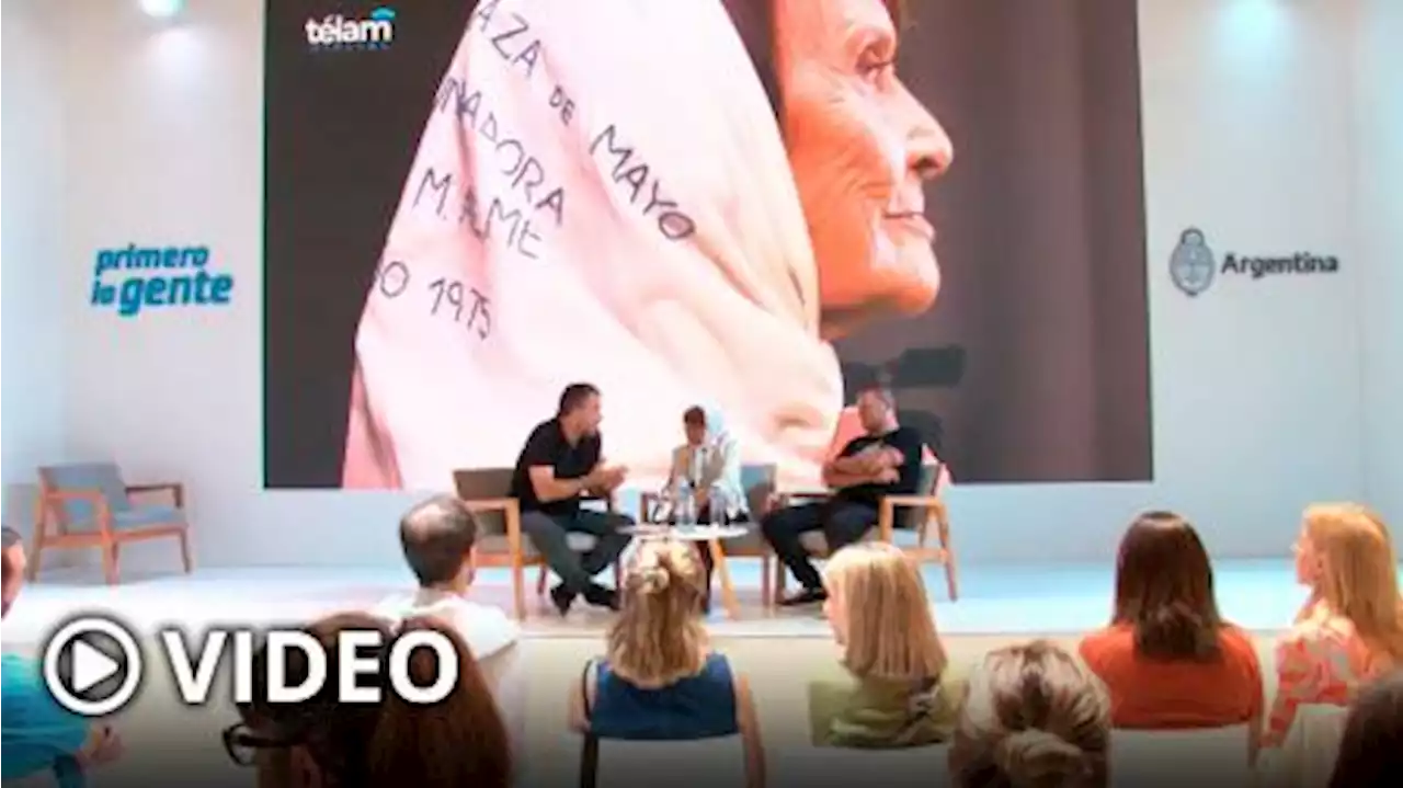 Taty Almeida recorrió la historia de lucha de Madres e Hijos en la Feria del Libro