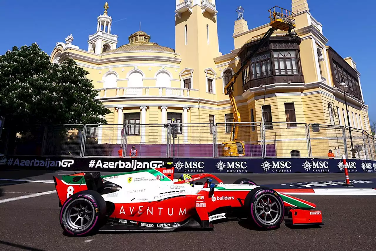 F2 Baku: Bearman does the double from pole