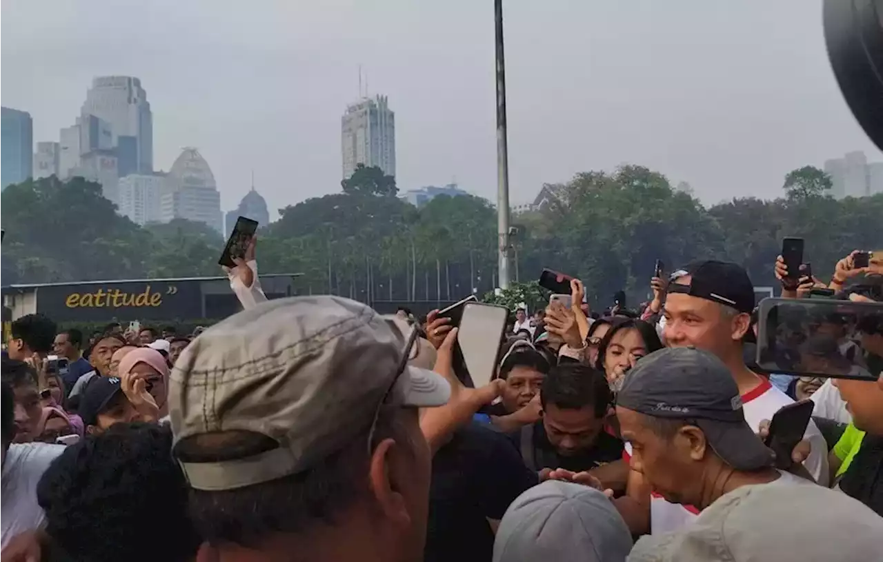 Teriakan 'Ganjar for President' Menggema di CFD GBK