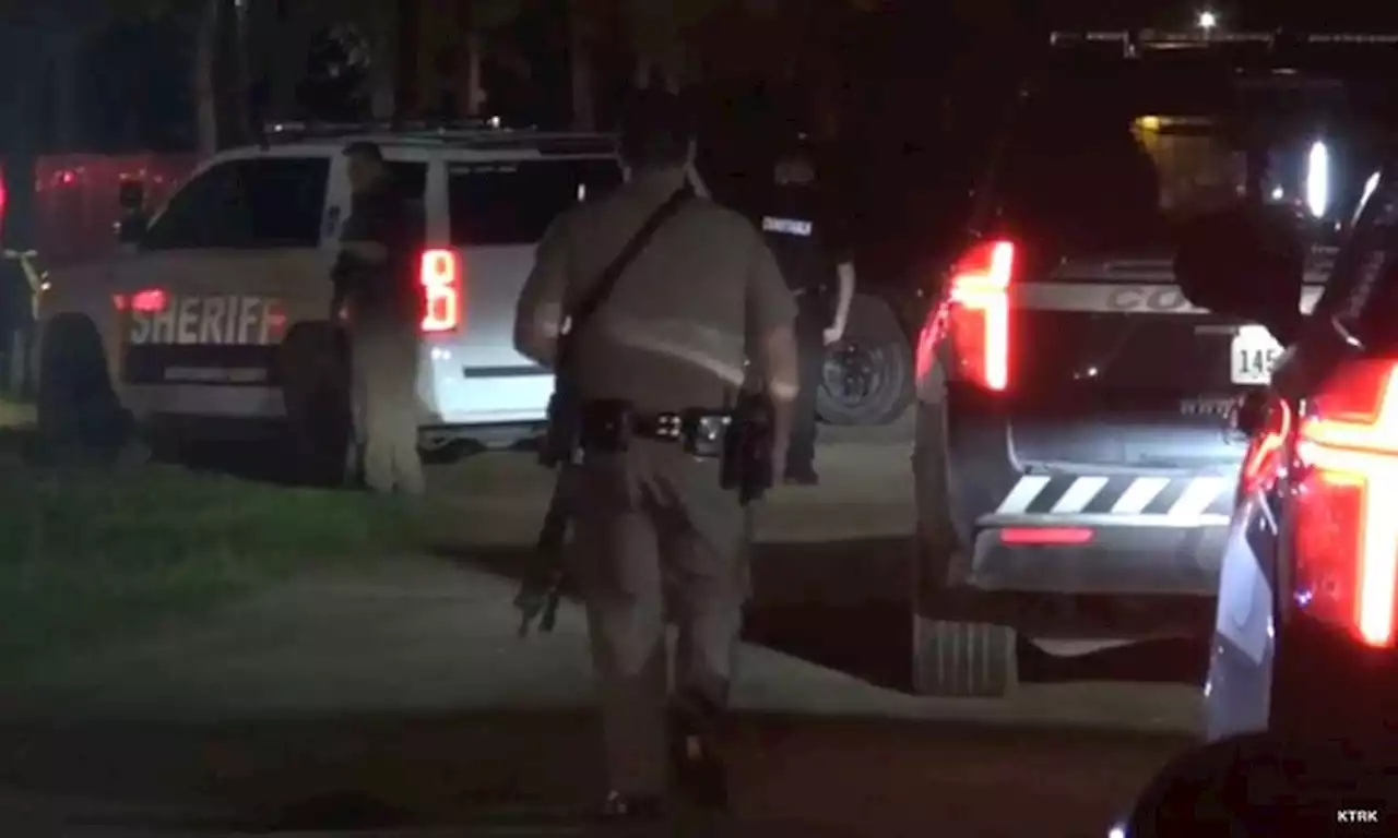 Neighbors asked a man to stop firing a rifle outside. He then opened fire on them, killing 5 people, a Texas sheriff says