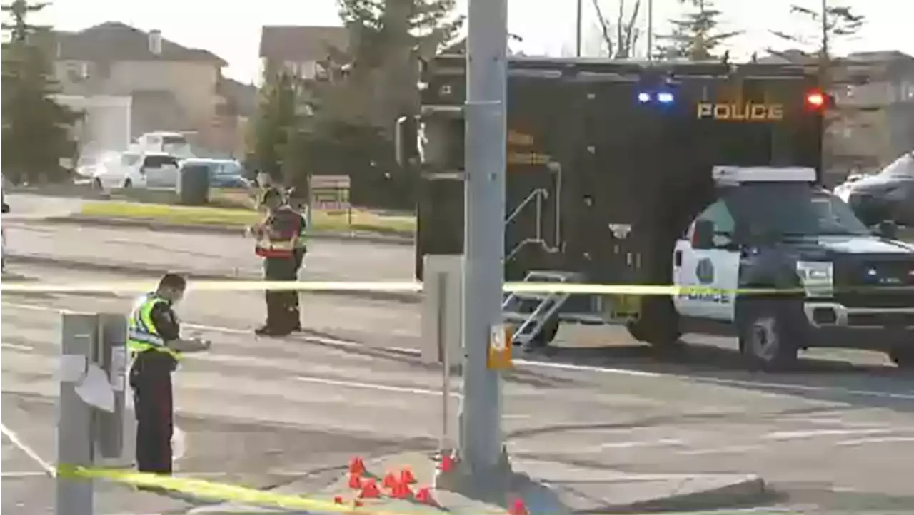 Pedestrian struck by vehicle in northwest Calgary