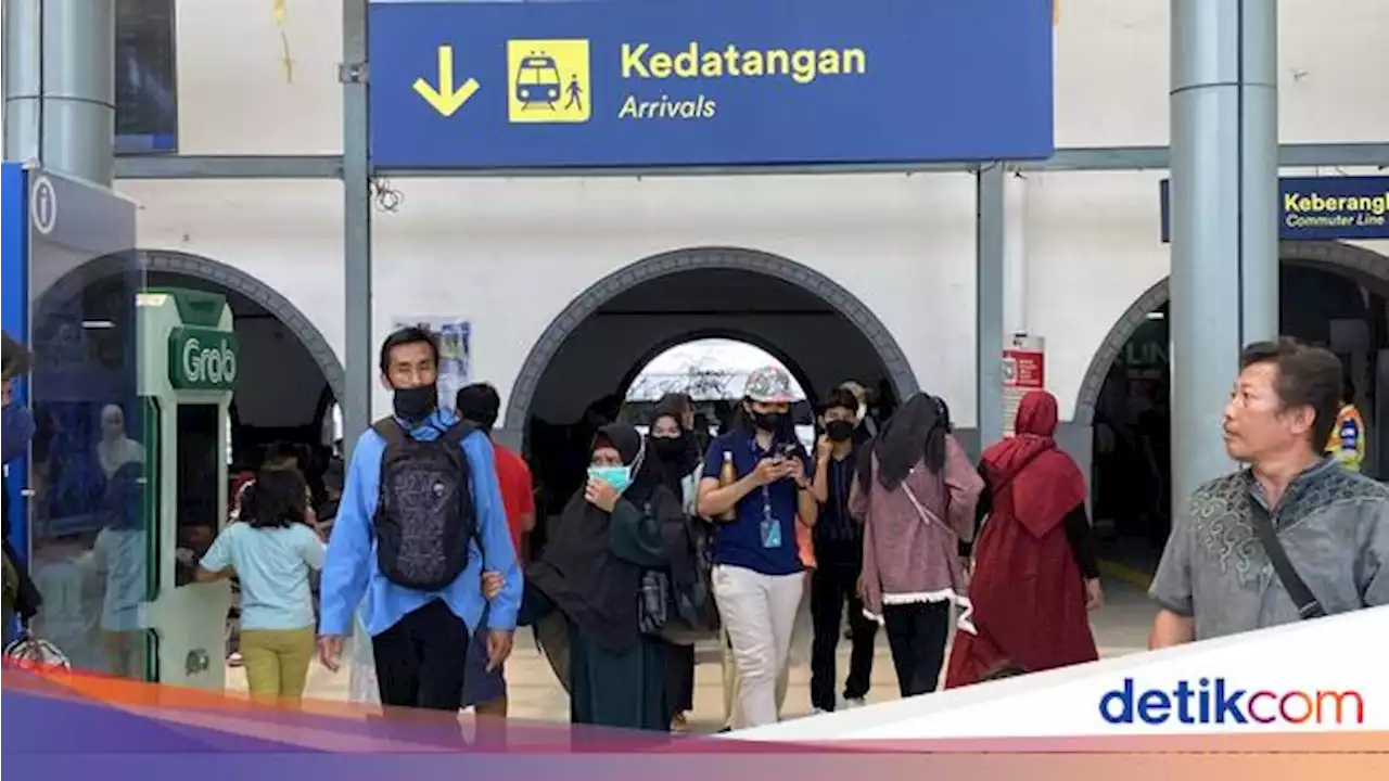 KAI Catat Ada 43 Ribu Pemudik yang Tiba di Jakarta Hari Ini