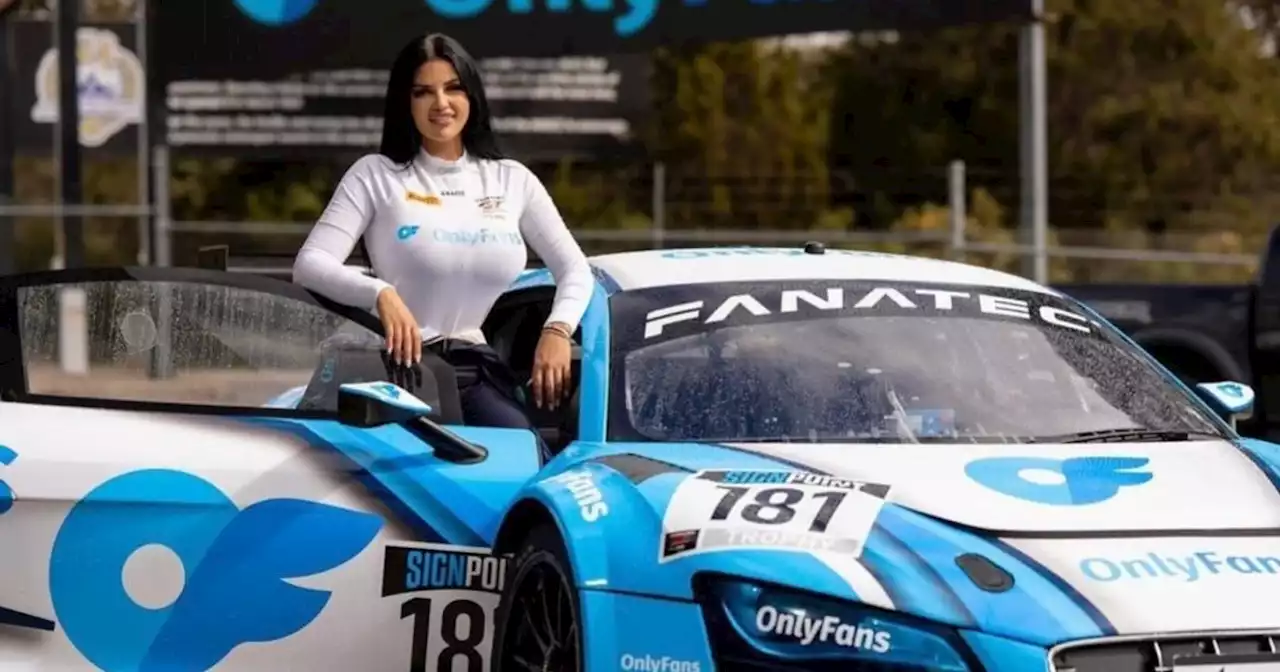 ¿Cómo le fue a la modelo de Only Fans en su regreso al automovilismo?