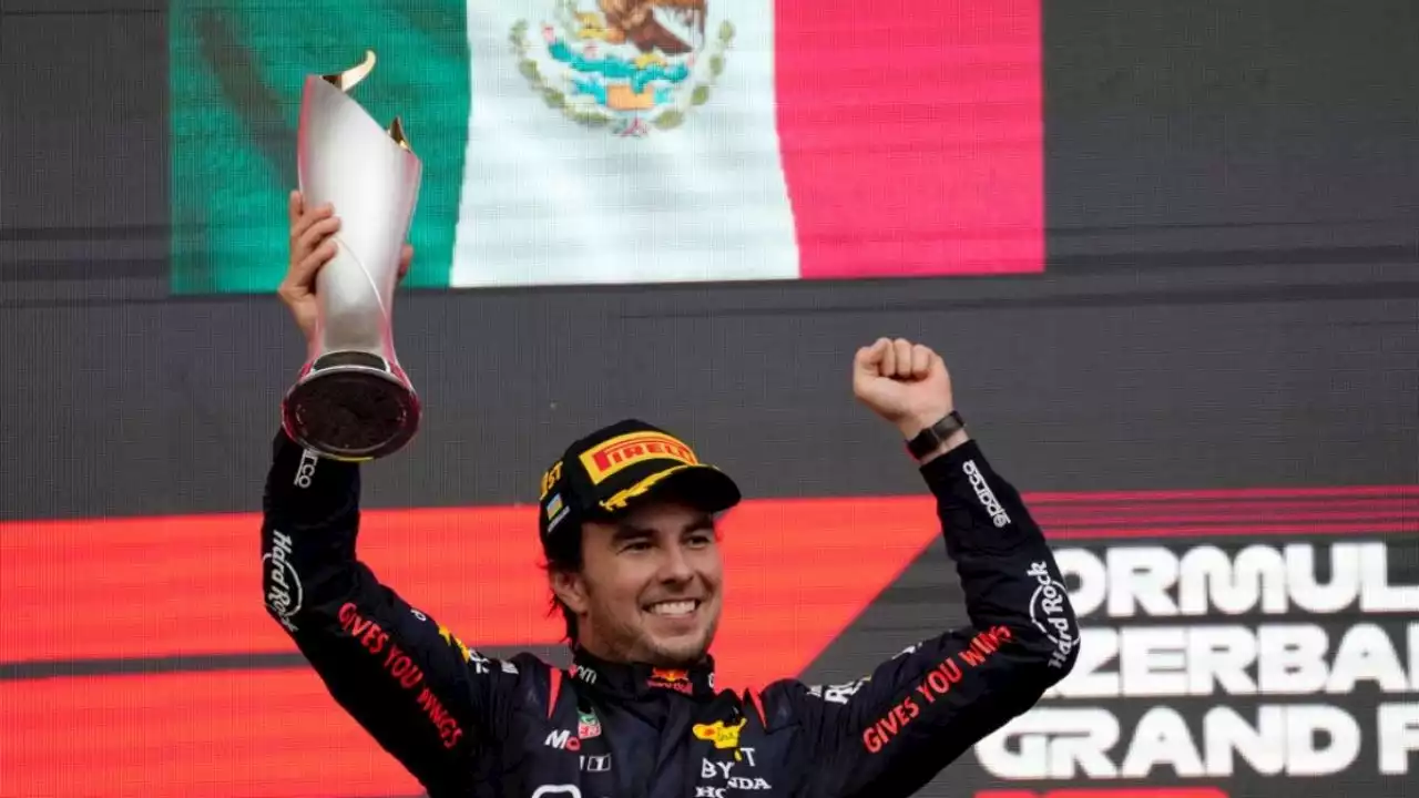 Checo Pérez da cátedra de manejo a Verstappen y gana el GP de Azerbaiyán