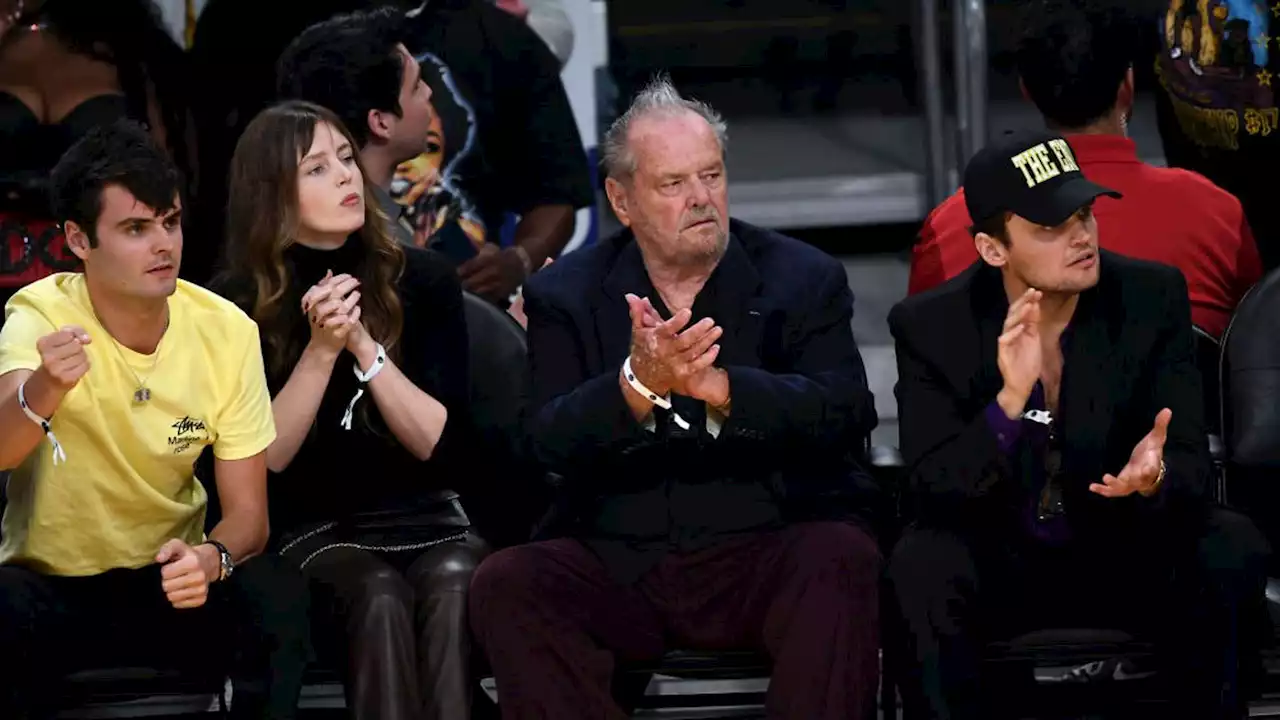 Jack Nicholson makes surprise return to courtside seat for Lakers playoff game