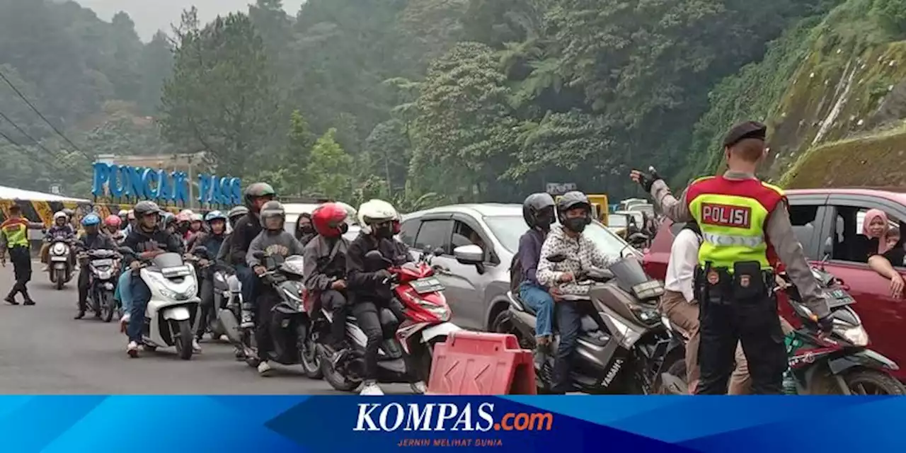 Puncak Cianjur Masih Padat, 80.000 Kendaraan Melintas dan 'One Way' Diberlakukan