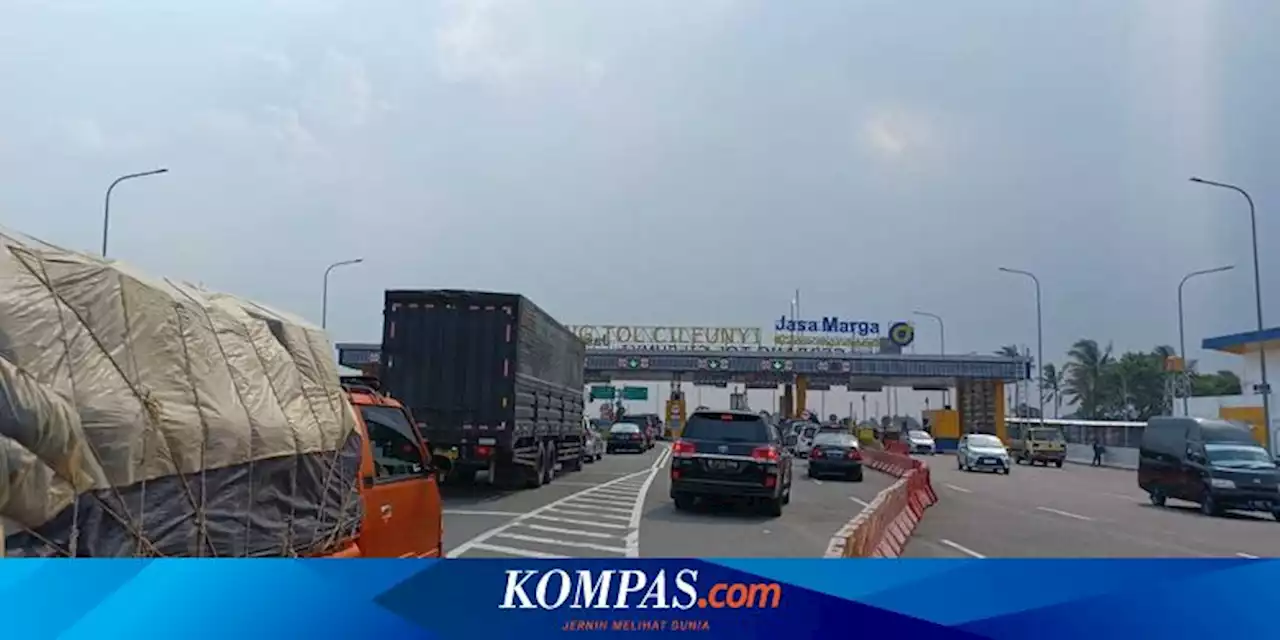 Situasi Terkini Gerbang Tol Cileunyi, Ada Antrean Panjang Kendaraan