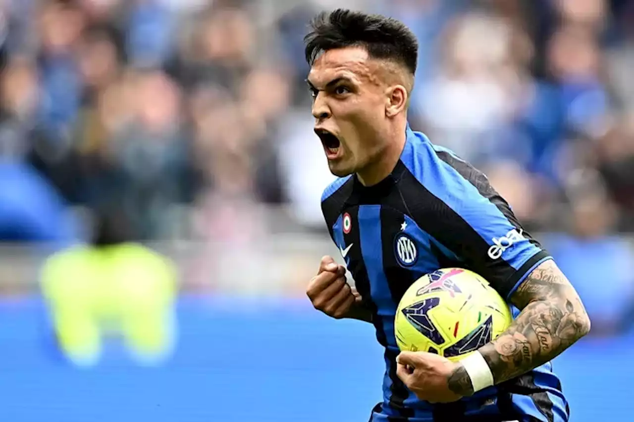 Lautaro Martínez anotó dos goles en el triunfo de Inter sobre Lazio por 3 a 1