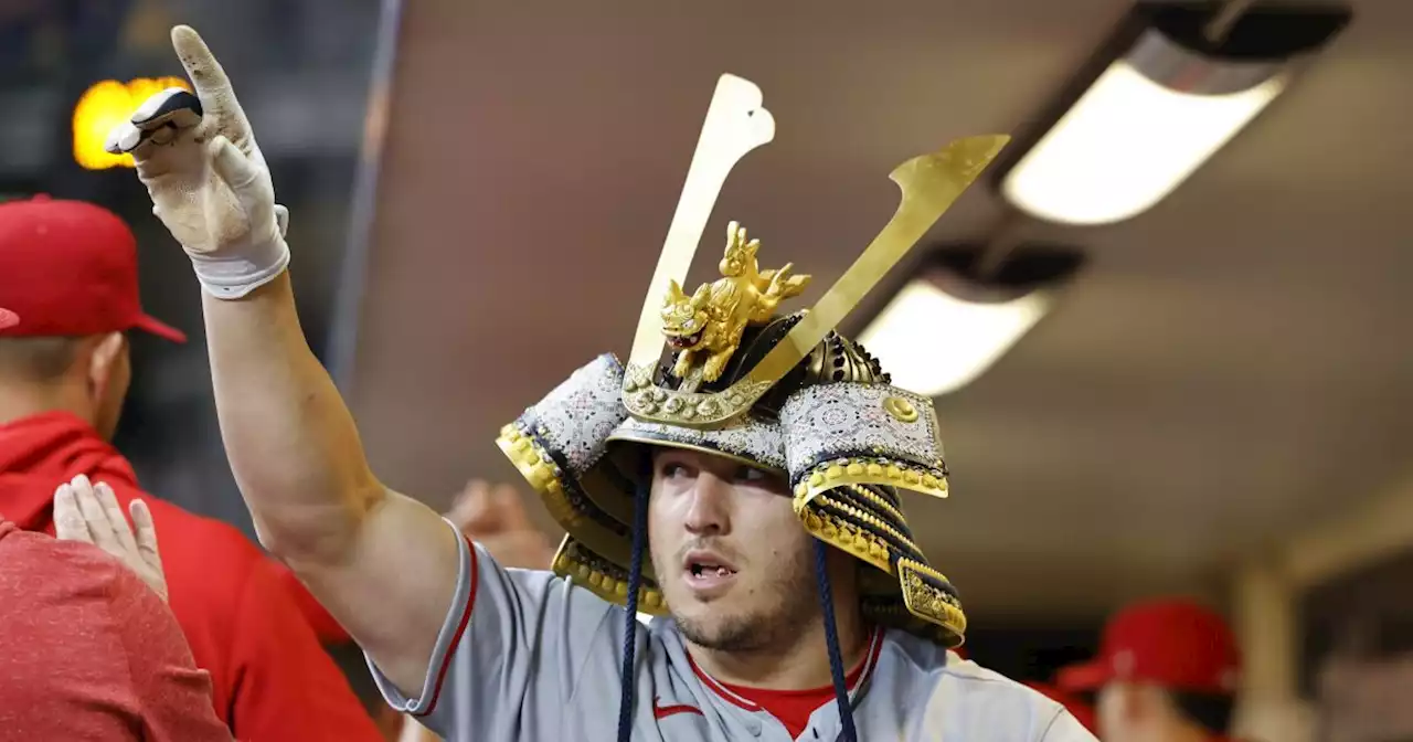 Two late home runs by Mike Trout aren't enough as Angels lose to Brewers