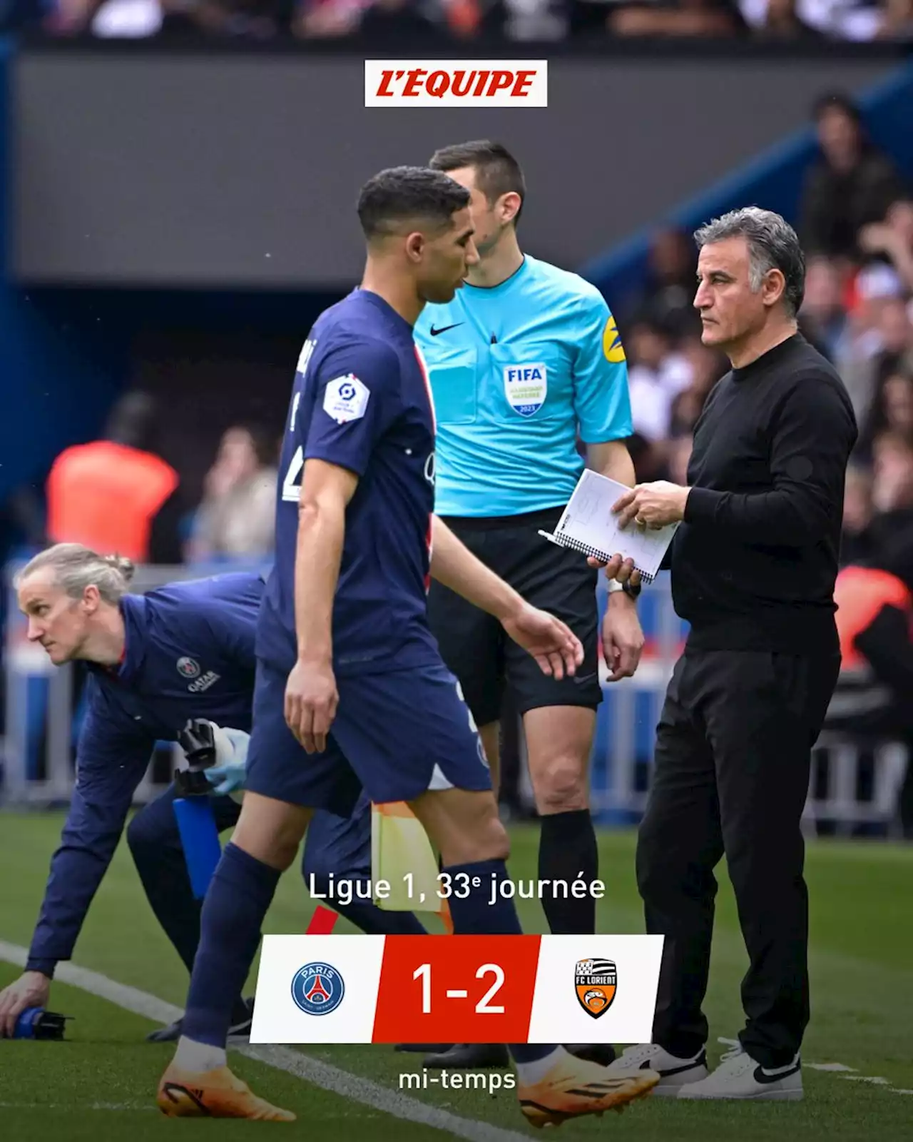 PSG 1-3 Lorient, Ligue 1 Uber Eats : Le Paris SG rechute