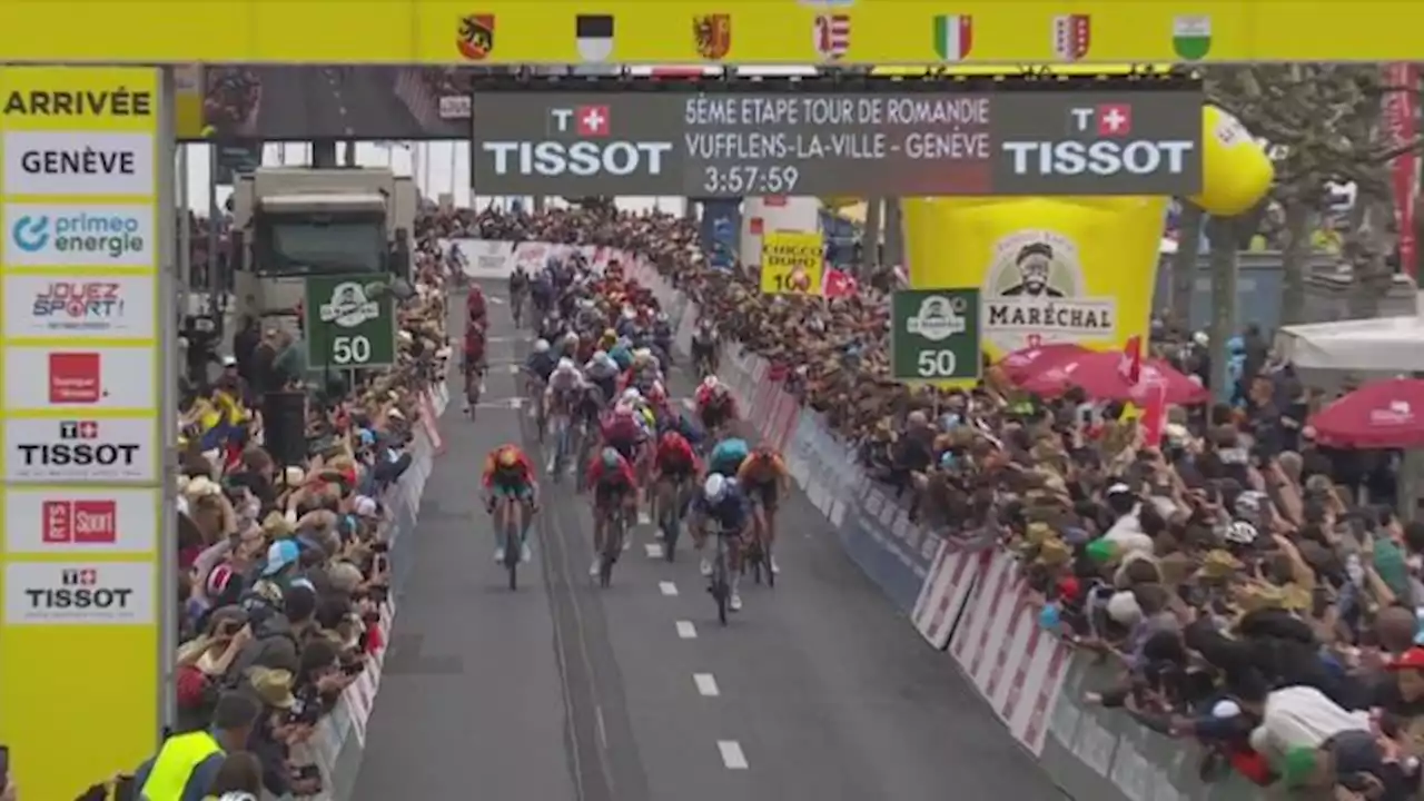 Fernando Gaviria remporte la dernière étape du Tour de Romandie, le général pour Adam Yates