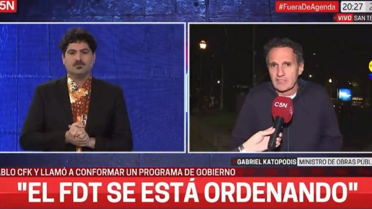 Gabriel Katopodis aseguró que el macrismo “está roto en mi pedazos”