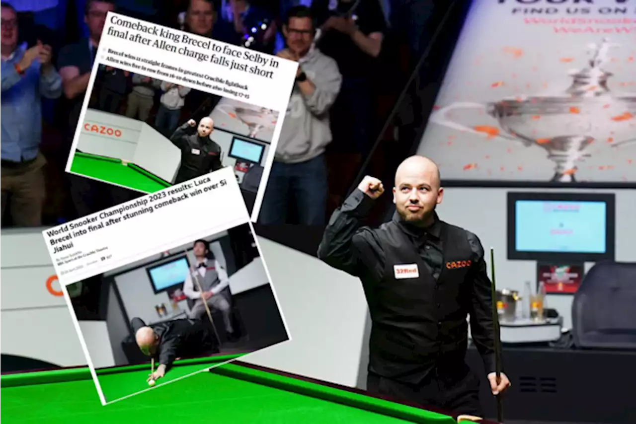 Engelse pers laaiend enthousiast over “comeback-koning” Luca Brecel: “Niemand heeft hem dit ooit voorgedaan”