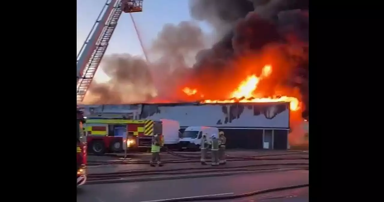 Corby fire as huge blaze rips through building on Earlstrees Estate - recap