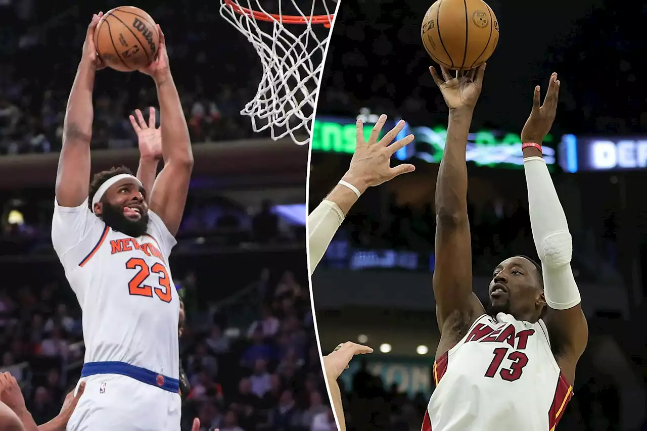 Knicks’ Mitchell Robinson will face new challenge in Heat’s Bam Adebayo