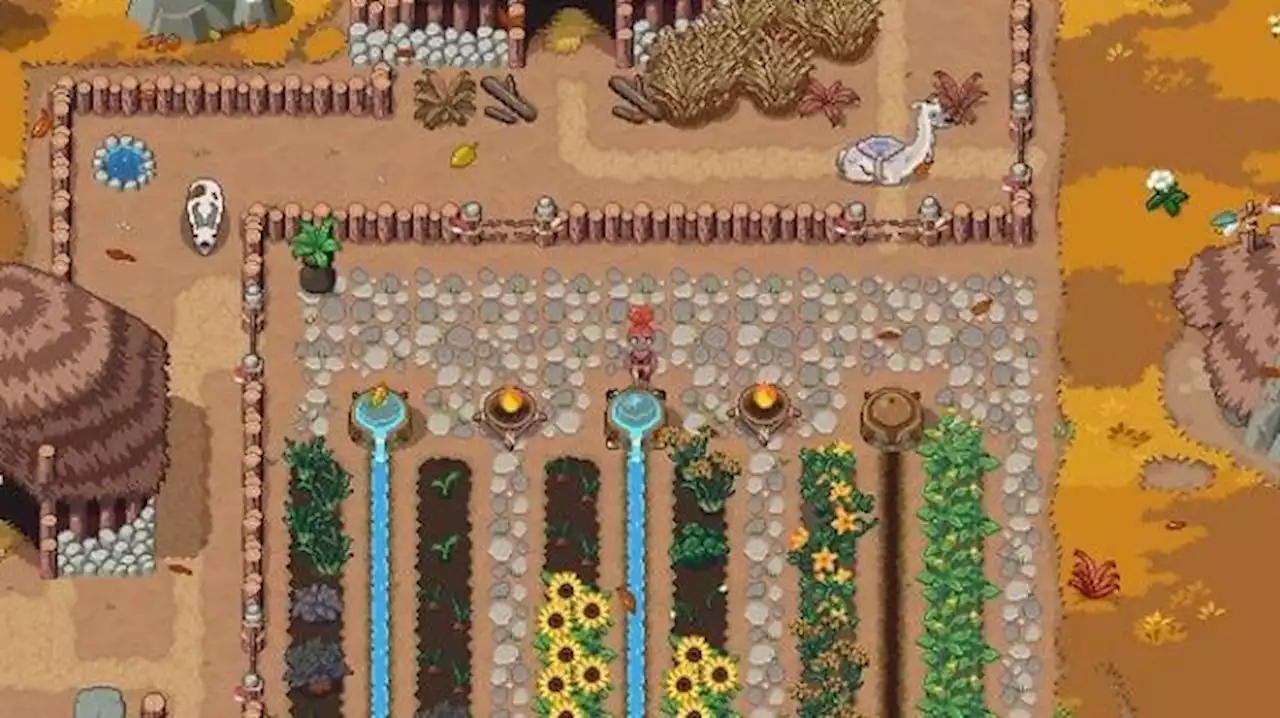 Roots of Pacha auf Steam: Stardew Valley trifft auf die Steinzeit