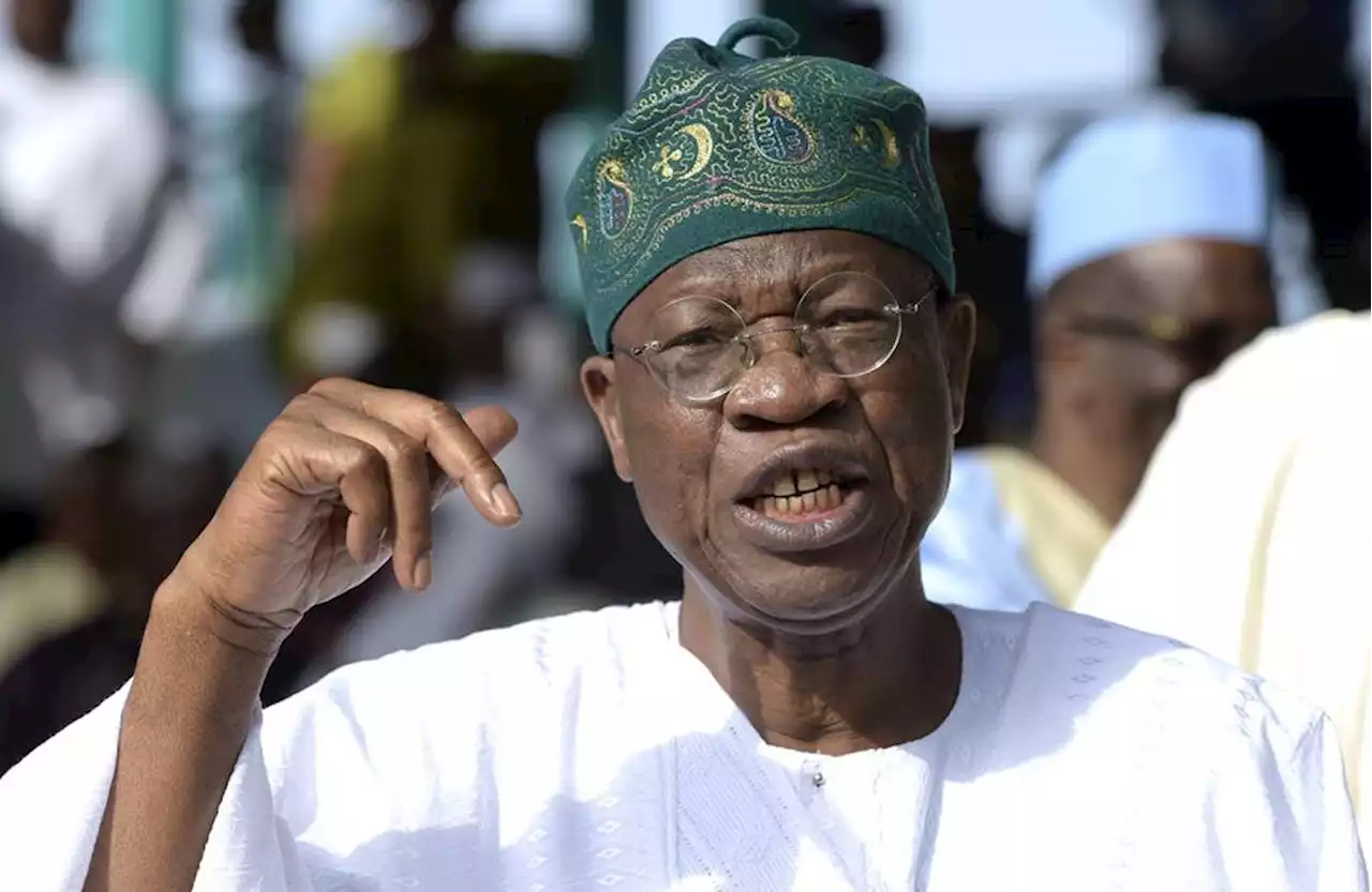 Presidential Election: You are 'shameless sore losers', Lai Mohammed replies opposition