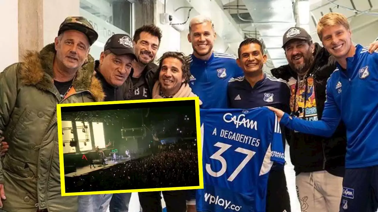 [Video] Hinchas y barras de Millonarios se tomaron concierto de Los Auténticos Decadentes - Pulzo