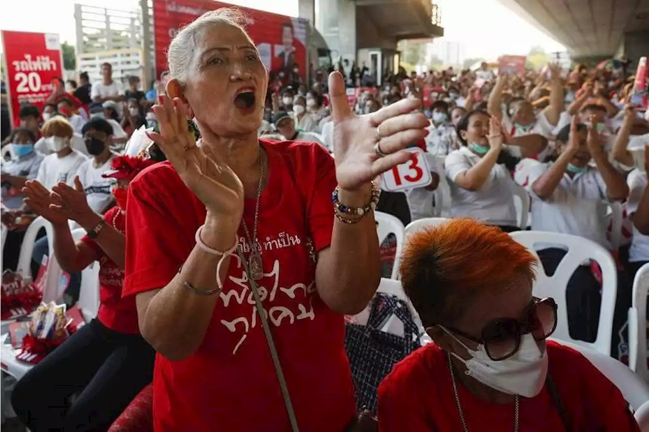 Thailand’s election race heats up with Pheu Thai party dominating poll