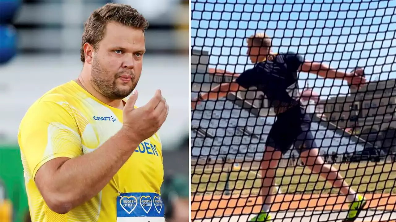 Friidrott: Starkt formbesked av Daniel Ståhls konkurrent Mykolas Alekna – passerade 70 meter för första gången