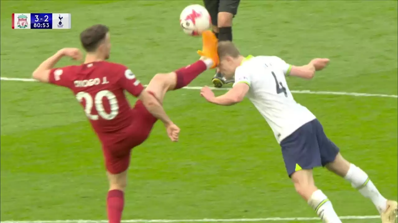 Jota escapes red card after leaving Skipp bloodied before scoring Liverpool winner