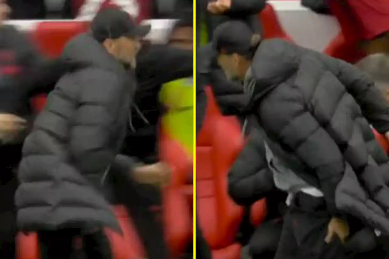 Klopp pulls hamstring celebrating Jota's dramatic winner against Spurs