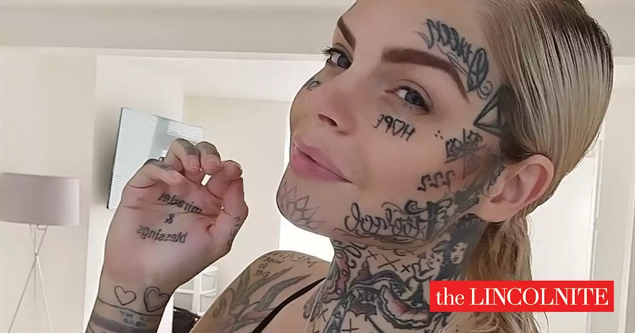 Lincolnshire mum with 14 face tattoos says others shouldn't judge life choices