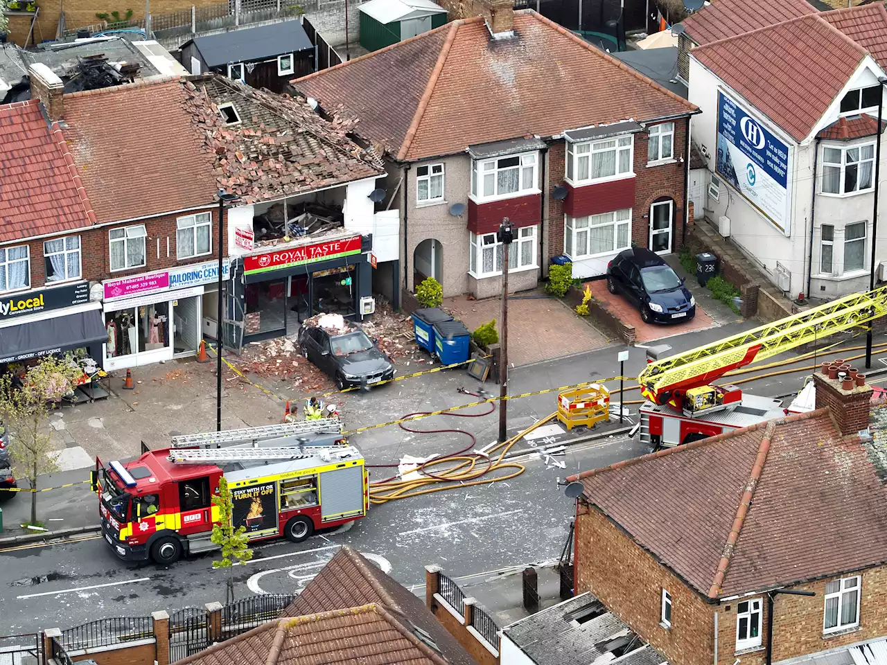 Explosion rocks London as flat above chicken shop blows up leaving 3 injured