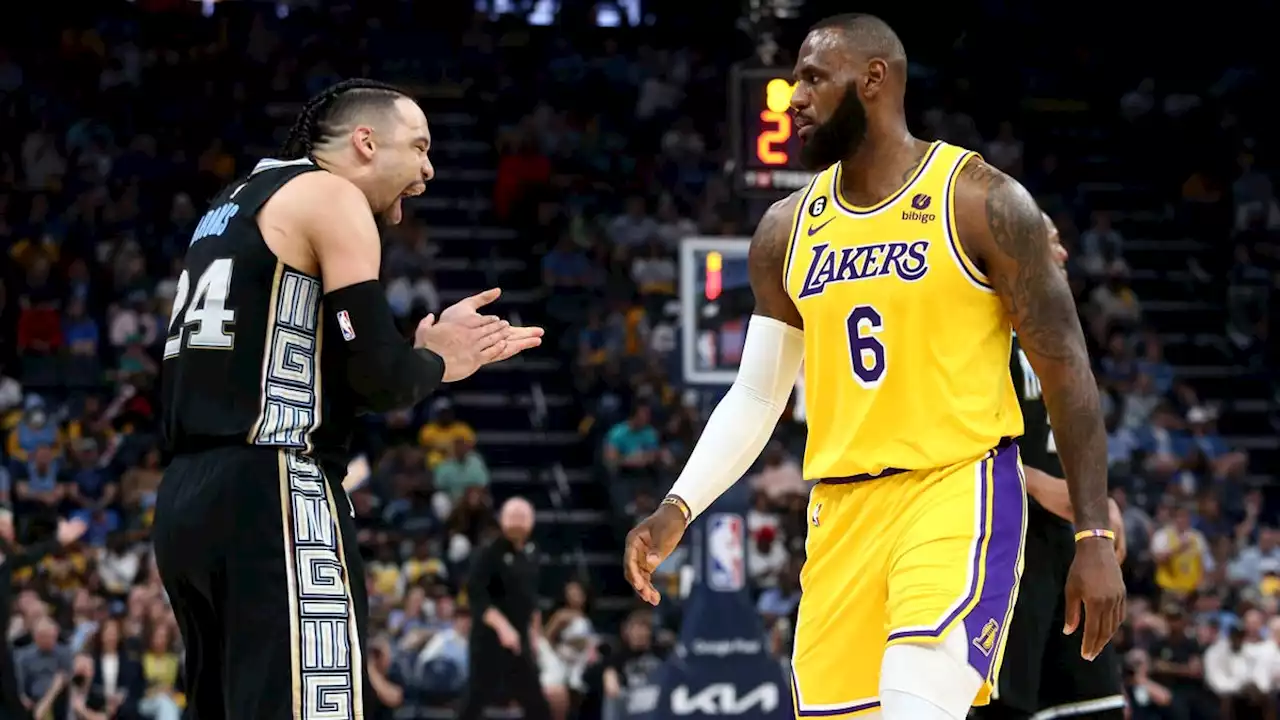 LeBron James has last laugh over Dillon Brooks after Lakers eliminate Grizzlies