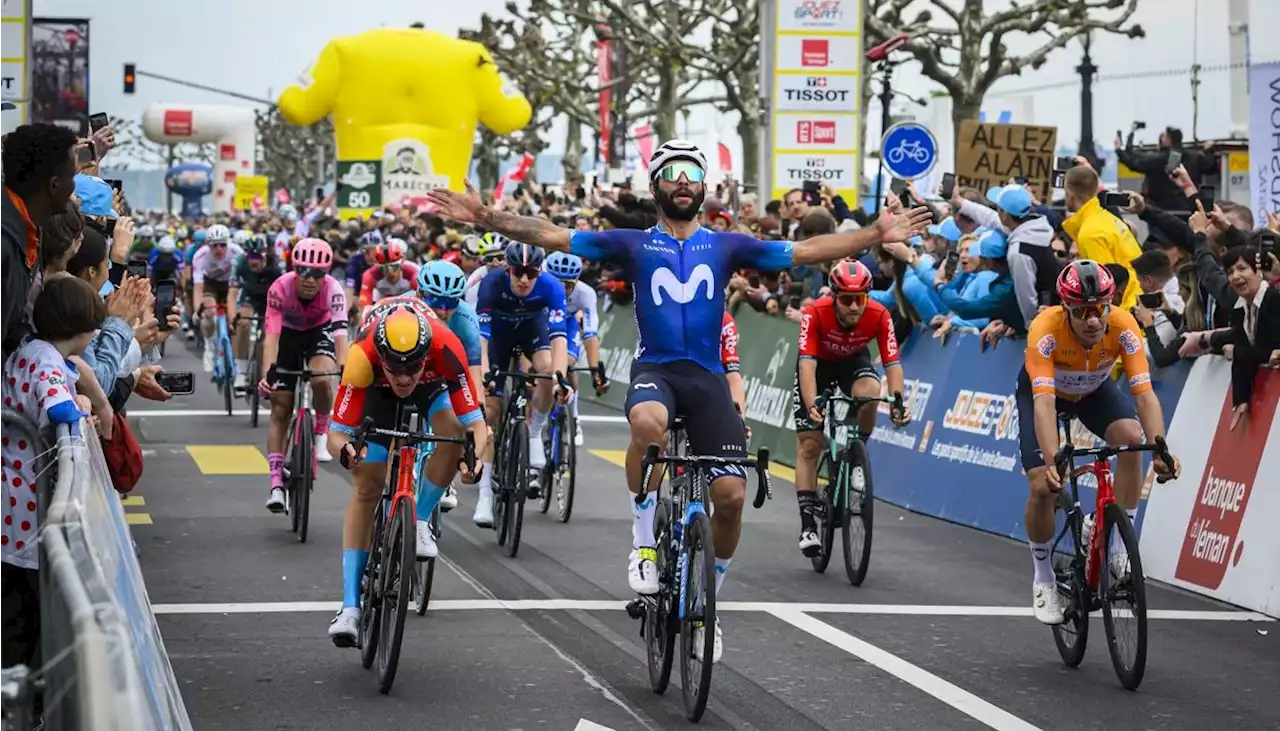 Fernando Gaviria impuso su ley en la última etapa del Tour de Romandía