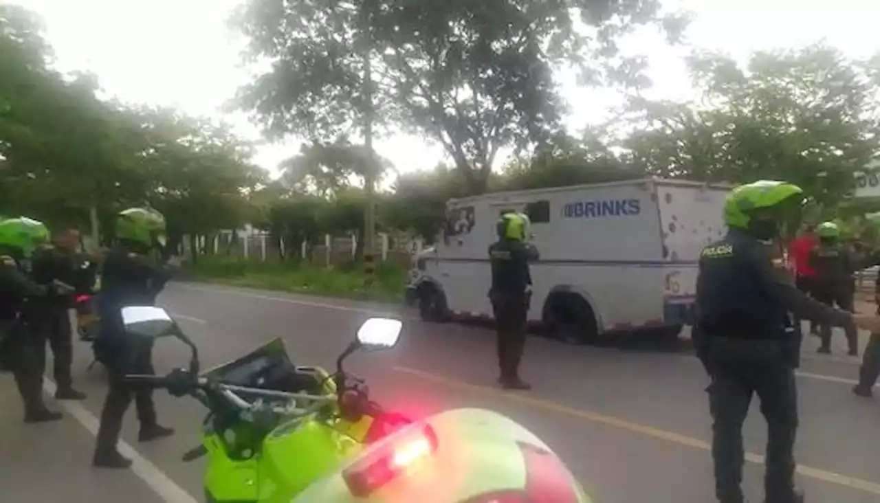 Persecución de película en Valledupar tras robo de camión de valores