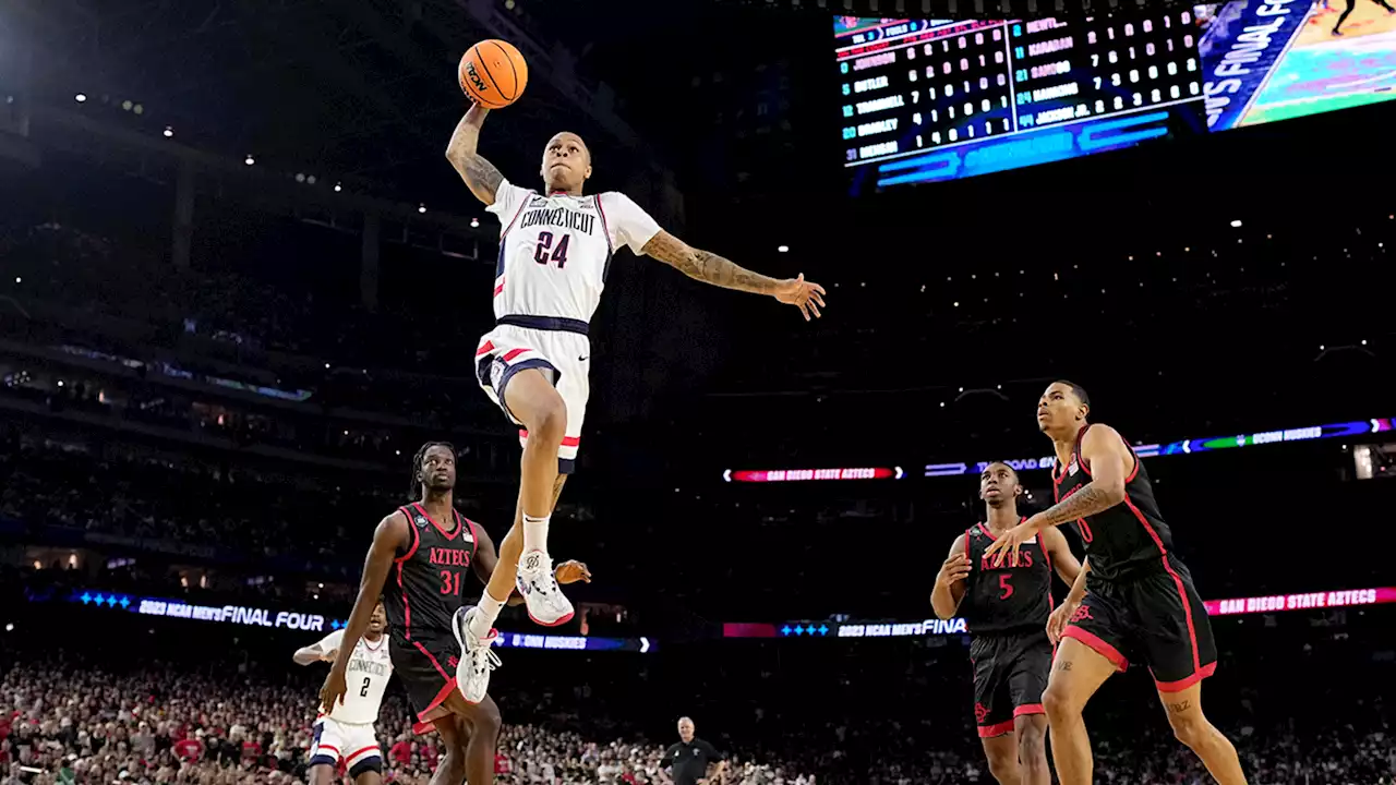 UConn beats San Diego State 76-59 in national championship game to win 5th title