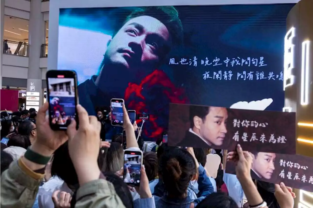 Pop icon Leslie Cheung’s legacy endures 20 years after death | Kanis Leung / The Associated Press