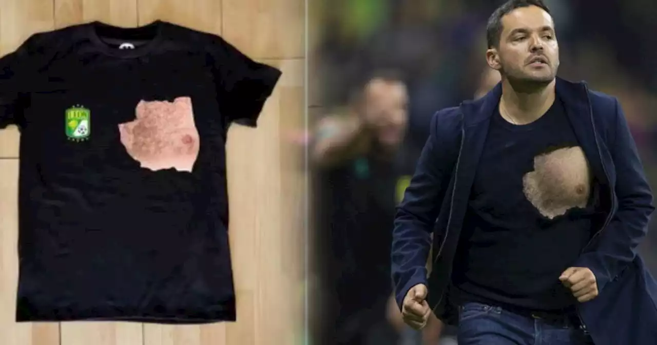 ¡LLévele, llévele! Venden playera ‘edición especial rota’ de Nicolás Larcamón