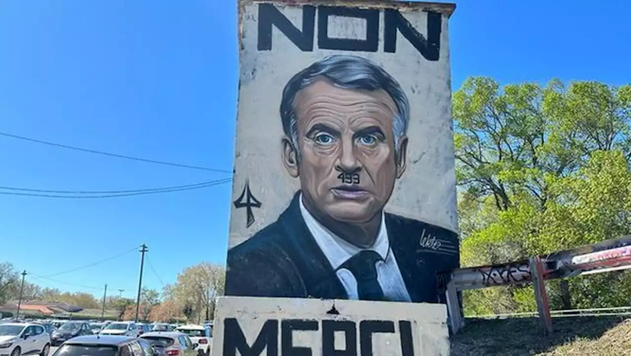 La fresque polémique caricaturant Emmanuel Macron en Adolf Hitler à Avignon a été effacée