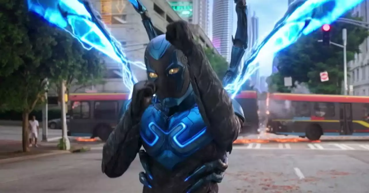 Aimless Man Morphs Into Giant Blue Beetle