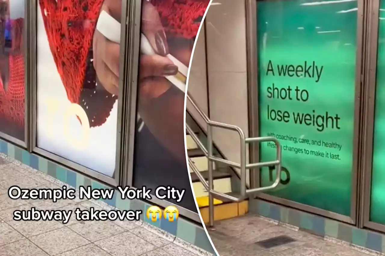 Wegovy, Ozempic ads slammed as too ‘evocative’ in NYC subway