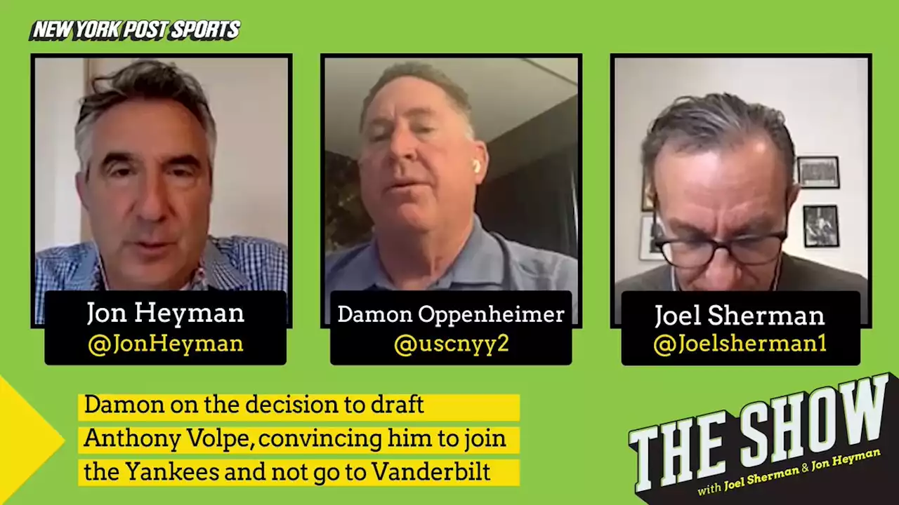 ‎The Show: A NY Post baseball podcast with Joel Sherman & Jon Heyman: Yankees Scouting Director Damon Oppenheimer on Drafting Volpe, Judge on Apple Podcasts